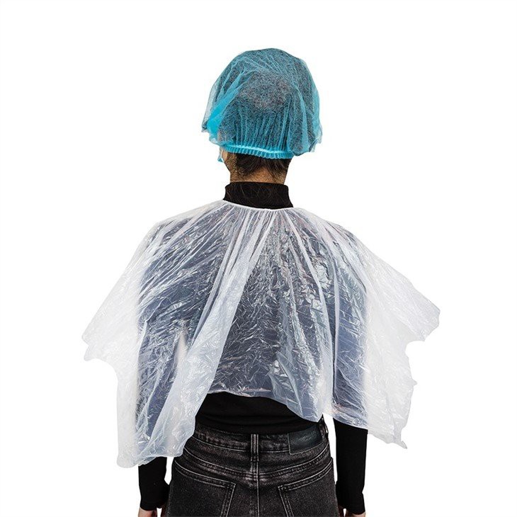 Disposable hair dressing capes (4)